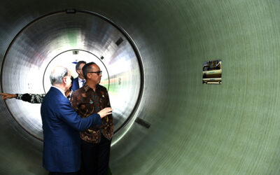 Membanggakan, Indonesia Ekspor Perdana Pipa Fiberglass Berdiameter 3,4 Meter ke AS